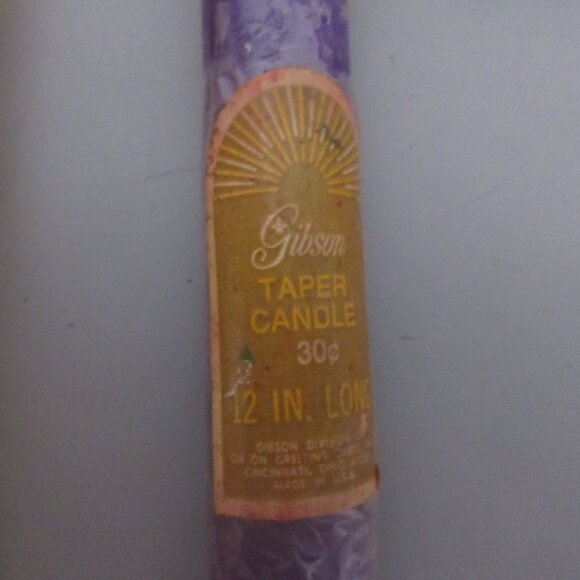 Candle-lite & Gibson Taper Candle Lot 7 (each wrapped in plastic) Made in USA - Picture 3 of 5